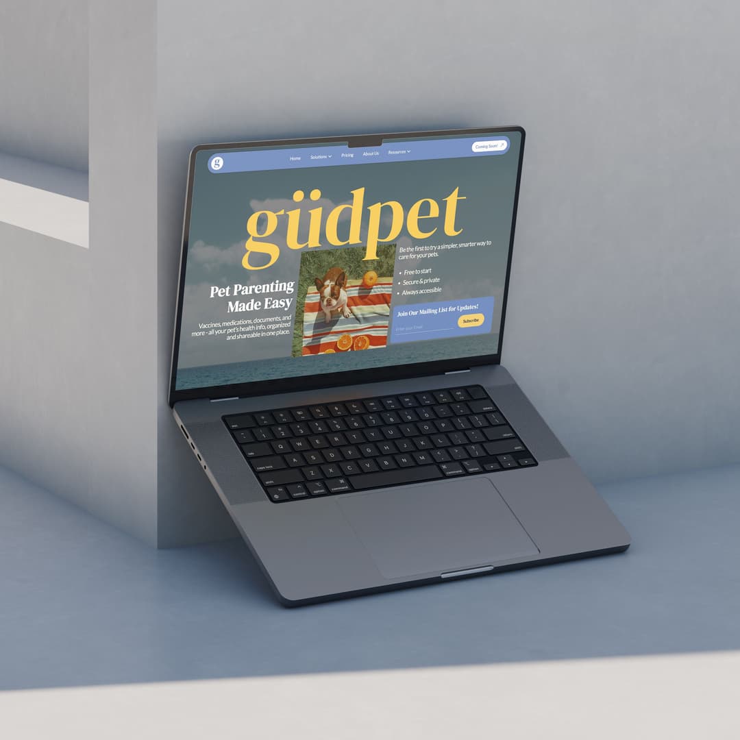 güdpet: from a scattered idea to a funded pet care platform.